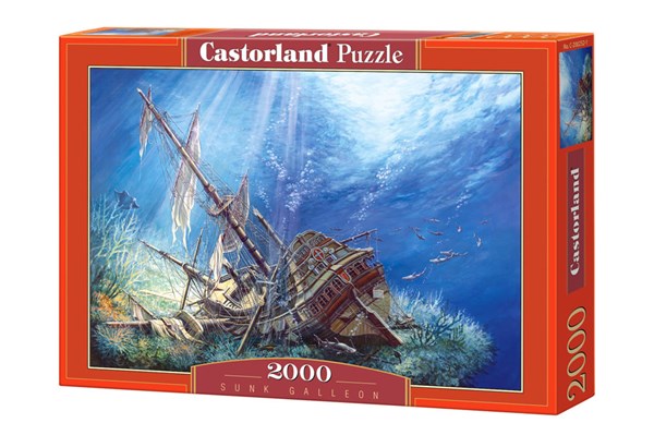 Castorland (C-200252) - "Sunk Galleon" - 2000 pieces puzzle