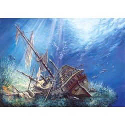 Castorland (C-200252) - "Sunk Galleon" - 2000 pieces puzzle