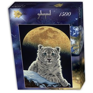 Grafika (T-00411) - Schim Schimmel, William Schimmel: "Moon Leopard" - 1500 pieces puzzle