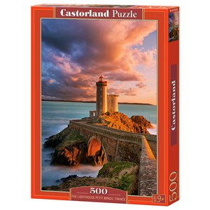 Castorland (B-52530) - "The Lighthouse Petit Minou, France" - 500 pieces puzzle