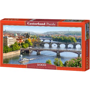 Castorland (C-400096) - "Vltava bridge, Praga" - 4000 pieces puzzle