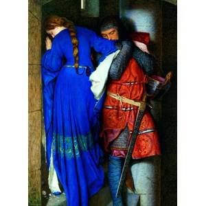 Eurographics (6000-3682) - Fredrick Burton: "Meeting on the Turret Stairs" - 1000 pieces puzzle