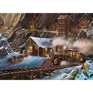MasterPieces (71655) - Ted Blaylock: "When Gold Ran the Rails" - 1000 pieces puzzle