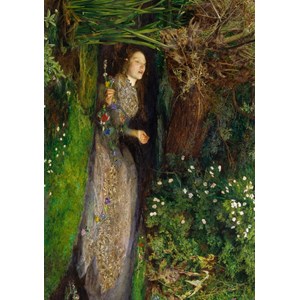Grafika (00362) - John Everett Millais: "Ophelia, 1851" - 1000 pieces puzzle