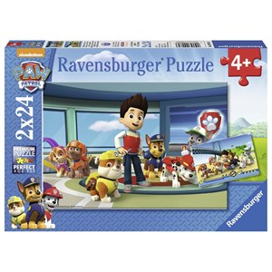 Ravensburger (07598) - "Paw Patrol, Ryder and his friends" - 24 pieces puzzle