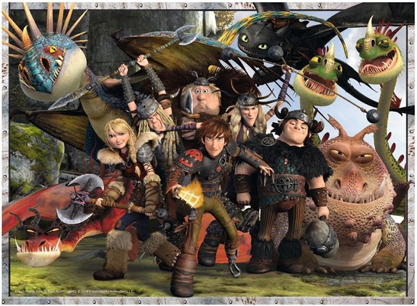 Ravensburger (13198) - "Dragons" - 300 pieces puzzle