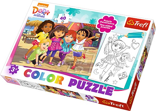 Trefl (36512) - "Dora" - 40 pieces puzzle