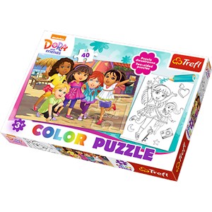 Trefl (36512) - "Dora" - 40 pieces puzzle