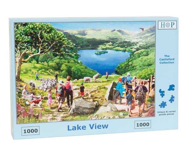 The House of Puzzles (4043) - "Lake View" - 1000 pieces puzzle