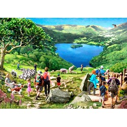 The House of Puzzles (4043) - "Lake View" - 1000 pieces puzzle