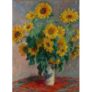 Grafika Kids (00456) - Claude Monet: "Bouquet of Sunflowers, 1881" - 300 pieces puzzle