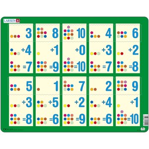 Larsen (AR12) - "Addition 1-10" - 10 pieces puzzle