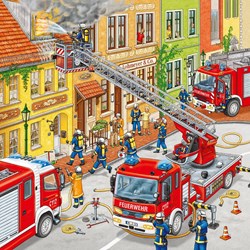 Ravensburger (09401) - "Firemen at Work" - 49 pieces puzzle