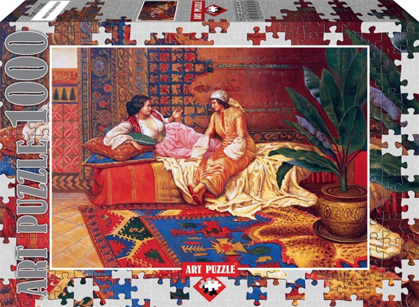 Art Puzzle (71025) - "Bavardages" - 1000 pieces puzzle