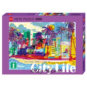 Heye (29802) - "I love Miami!" - 1000 pieces puzzle