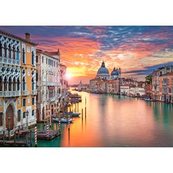 Castorland (B-52479) - "Venice at Sunset" - 500 pieces puzzle
