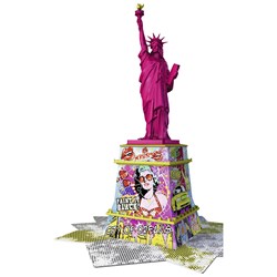 Ravensburger (12597) - "Statue of Liberty Pop Art" - 108 pieces puzzle