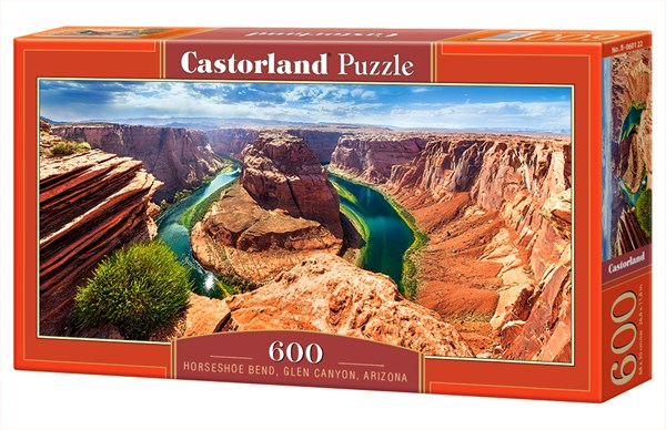 Castorland (B-060122) - "Horseshoe Bend, Glen Canyon, Arizona" - 600 pieces puzzle