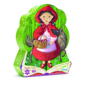 Djeco (07230) - "The Little Red Riding Hood" - 36 pieces puzzle