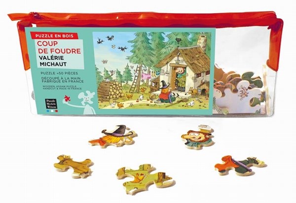 Puzzle Michele Wilson (W430-50) - Valerie Michaut: "Love At The First Sight" - 50 pieces puzzle