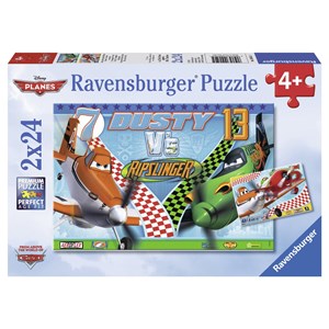 Ravensburger (09052) - "Planes, Dusty the brave Aviator" - 24 pieces puzzle
