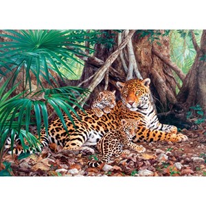 Castorland (C-300280) - "Jaguars in the Forest" - 3000 pieces puzzle