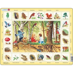 Larsen (NA4-DE) - "Forest - DE" - 48 pieces puzzle