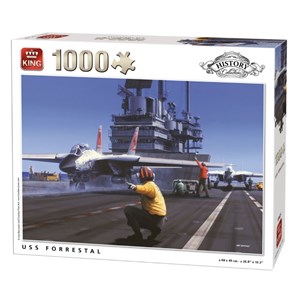 King International (05625) - "USS Forrestal" - 1000 pieces puzzle