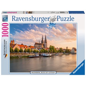 Ravensburger (19781) - "View of the Old Town" - 1000 pieces puzzle