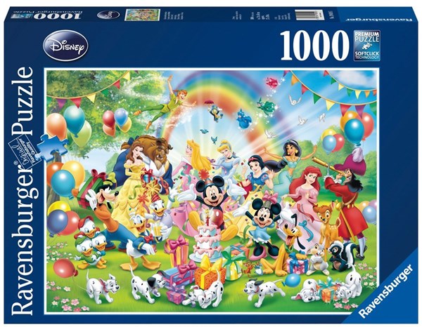 Ravensburger (19019) - "Mickey's Birthday" - 1000 pieces puzzle