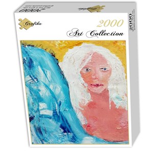 Grafika (02104) - "Girl with White Hair" - 2000 pieces puzzle