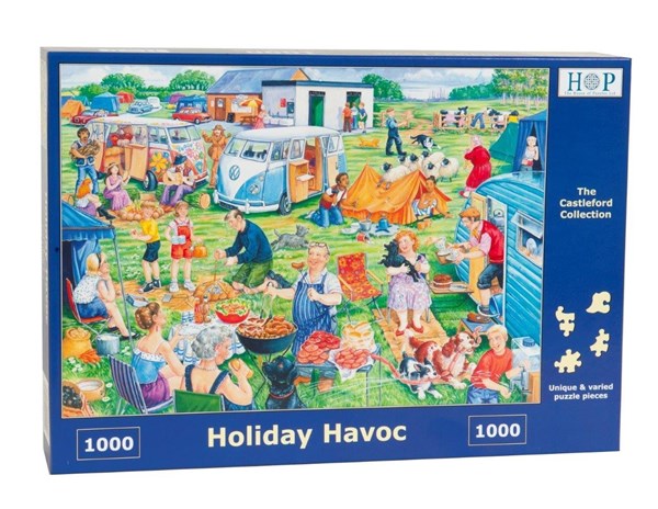 The House of Puzzles (4029) - "Holiday Havoc" - 1000 pieces puzzle