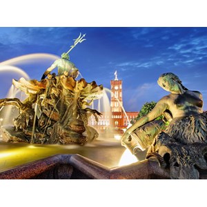 Grafika (02501) - "Berlin, Alexanderplatz und Rotes Rathaus" - 2000 pieces puzzle