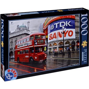 D-Toys (64301-NL01) - "Piccadilly Circus, London" - 1000 pieces puzzle