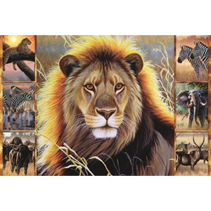 Jumbo (18356) - "African Beauty" - 1500 pieces puzzle