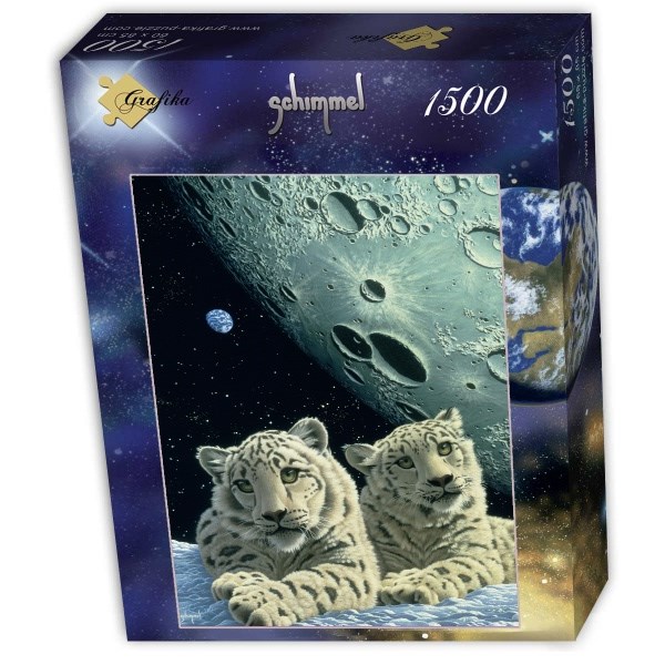 Grafika (T-00421) - Schim Schimmel, William Schimmel: "Lair of the Snow Leopard" - 1500 pieces puzzle