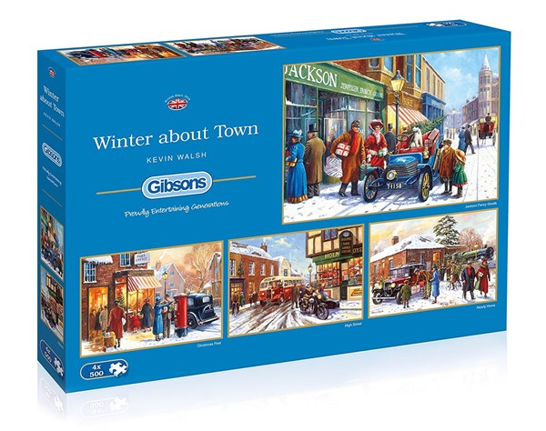 Gibsons (G5043) - Kevin Walsh: "Winter about Town" - 500 pieces puzzle