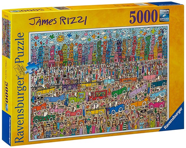 Ravensburger (17427) - James Rizzi: "Nothing is as Pretty as a Rizzi City" - 5000 pieces puzzle