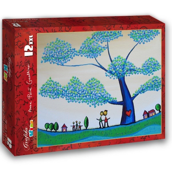 Grafika Kids (01793) - Anne Poire, Patrick Guallino: "Feuilles Protectrices" - 12 pieces puzzle