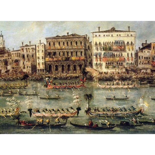Puzzle Michele Wilson (A352-250) - Francesco Guardi: "Regattas on the Canal" - 250 pieces puzzle