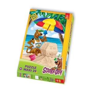Trefl (14115) - "Scooby-Doo at the beach" - 24 pieces puzzle