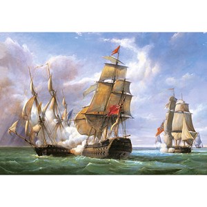 Castorland (C-300037) - "Vessels at the Trafalgar Battle" - 3000 pieces puzzle