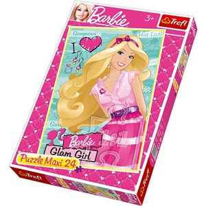 Trefl (14183) - "I love Barbie" - 24 pieces puzzle