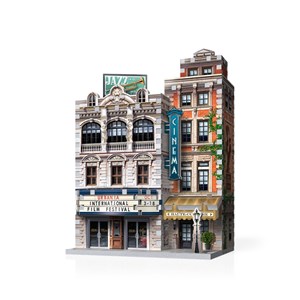 Wrebbit (Wrebbit-Set-Urbania) - "Urbania Collection, Café, Cinema, Hotel" - 880 pieces puzzle