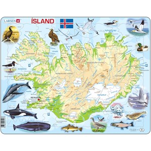 Larsen (K7) - "Iceland" - 81 pieces puzzle