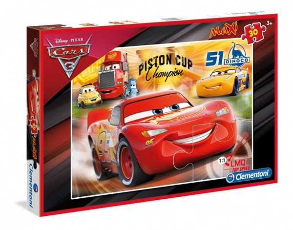Clementoni (07438) - "Cars" - 30 pieces puzzle