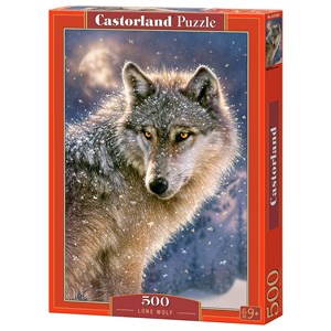 Castorland (B-52431) - "Lone Wolf" - 500 pieces puzzle