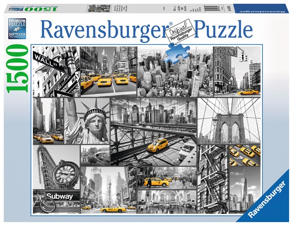 Ravensburger (16354) - "New York" - 1500 pieces puzzle