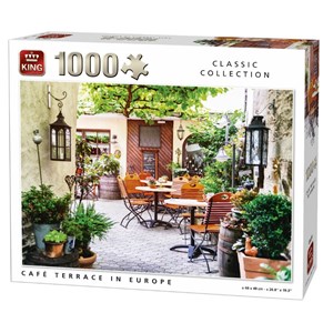 King International (05670) - "Café Terrace in Europe" - 1000 pieces puzzle