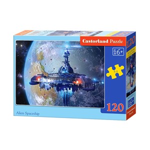 Castorland (B-13272) - "Alien Spaceship" - 120 pieces puzzle